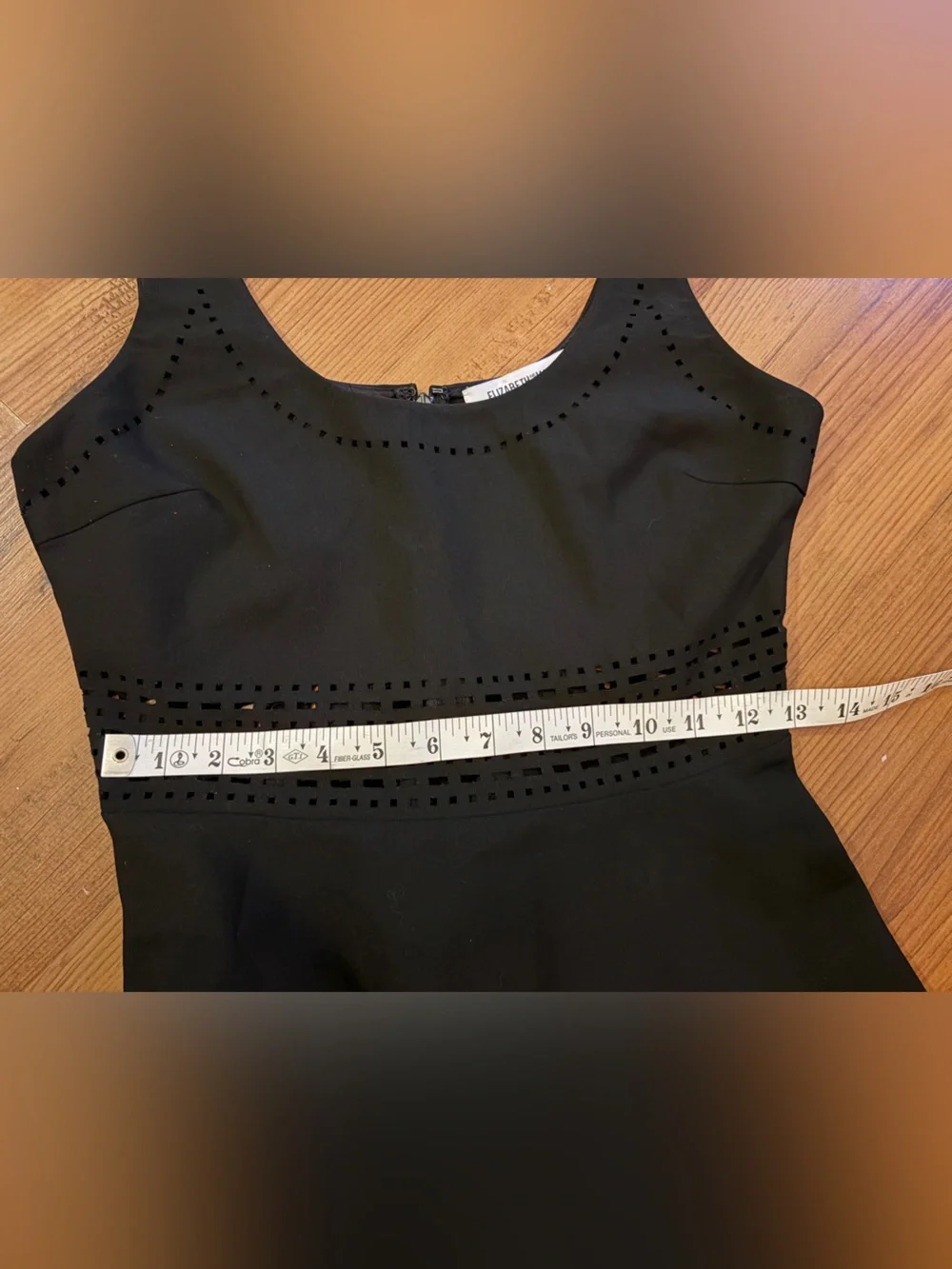 Elizabeth and James laser cut flare mini dress 6